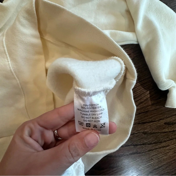 Women's White Hoodie - Picture 10 of 11